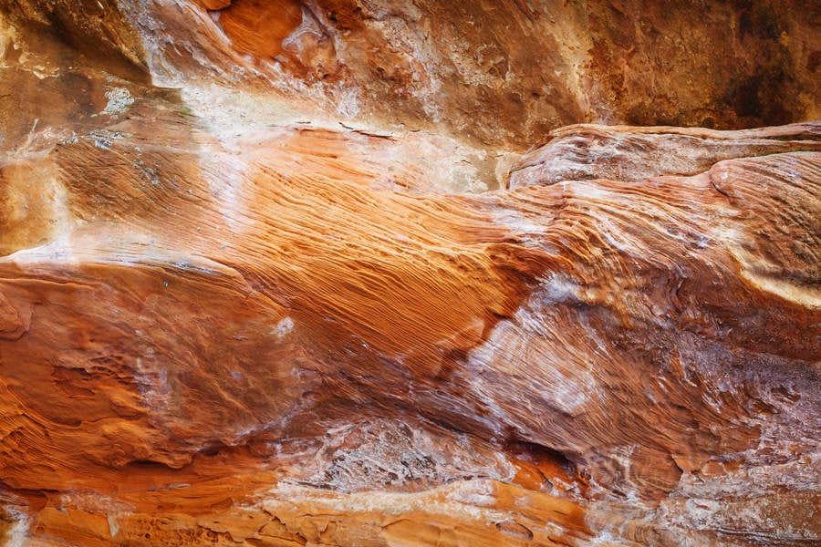 Full Frame Shot of a Colorful Sandstone Rock