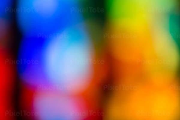 Out-of-Focus Abstract Colorful Bokeh Lights