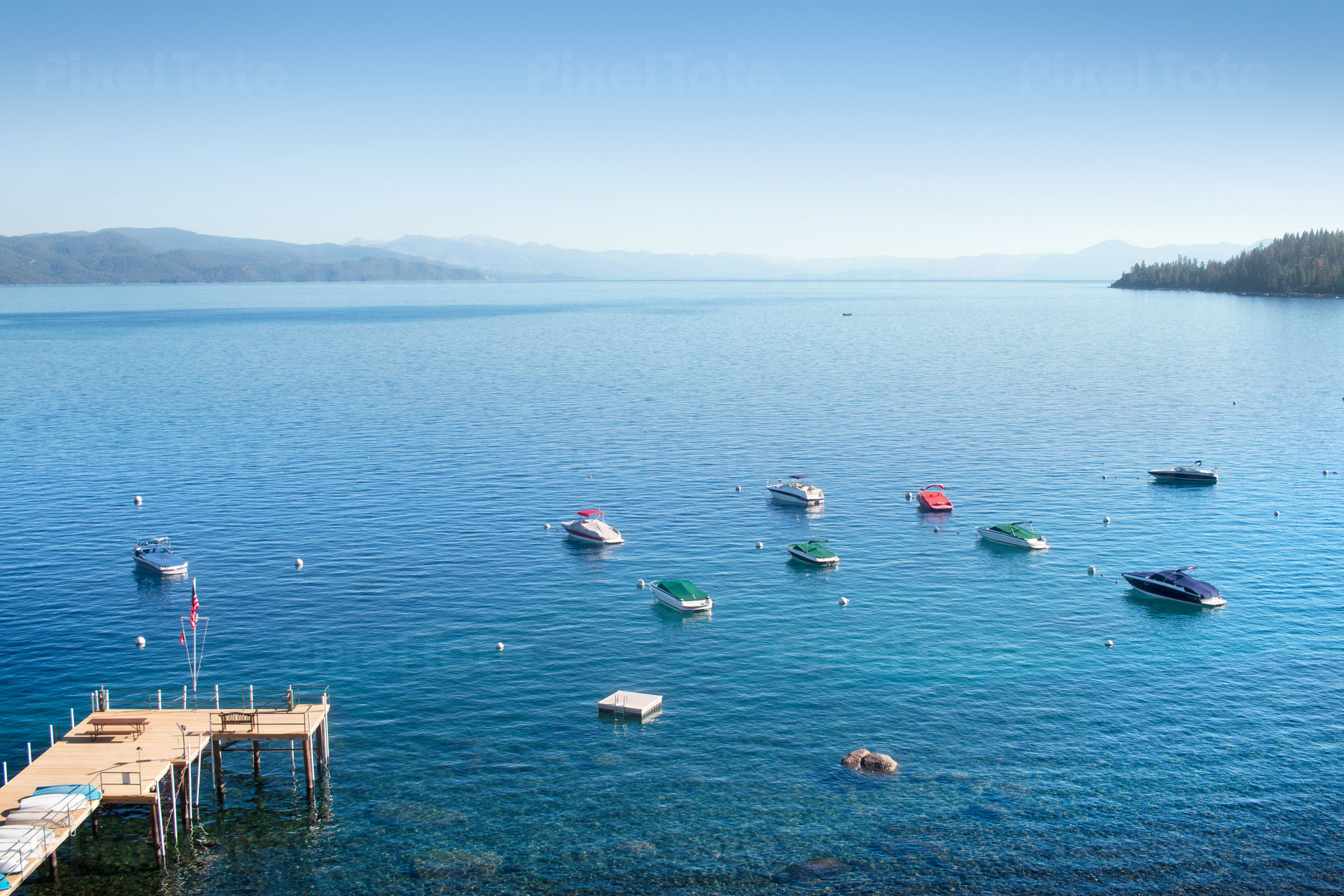 Aerial View of Shallow Lake Water Stock Photo PixelTote