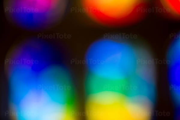Defocused Abstract Colorful Bokeh Lights