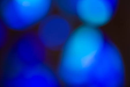 Full Frame View of Defocused Abstract Blue Lights