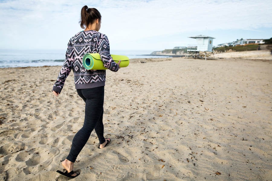 walking in flip flops