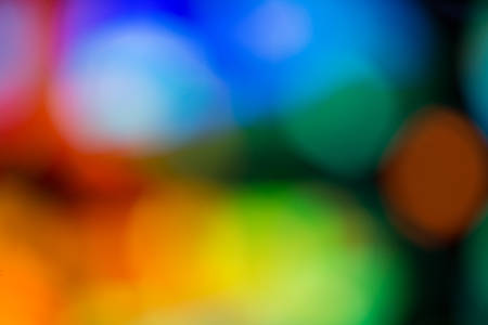 Out-of-Focus Abstract Colorful Bokeh Lights